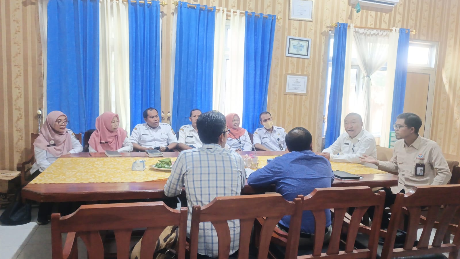 Ombudsman Lakukan Penilaian Kualitas Pelayanan Publik di DINSOSPPKB Kabupaten Rembang