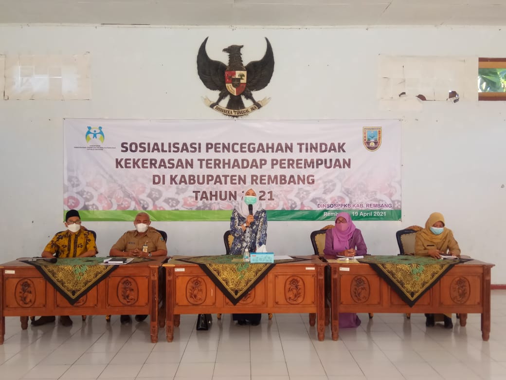 Sosialisasi Pencegahan Tindak Kekerasan terhadap Perempuan di Kab. Rembang Tahun 2021