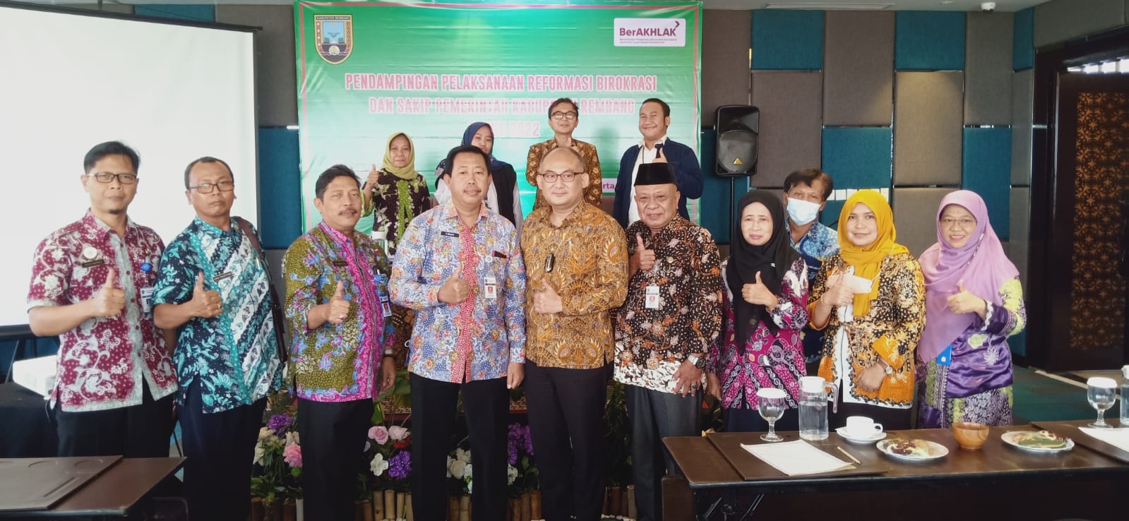 PENDAMPINGAN PELAKSANAAN REFORMASI BIROKRASI DAN SAKIP PEMERINTAH KABUPATEN REMBANG TAHUN 2022