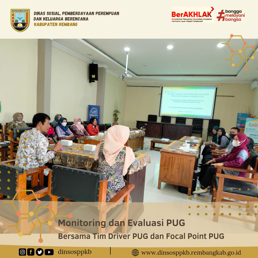 Monitoring dan Evaluasi Pengarusutamaan Gender (PUG)