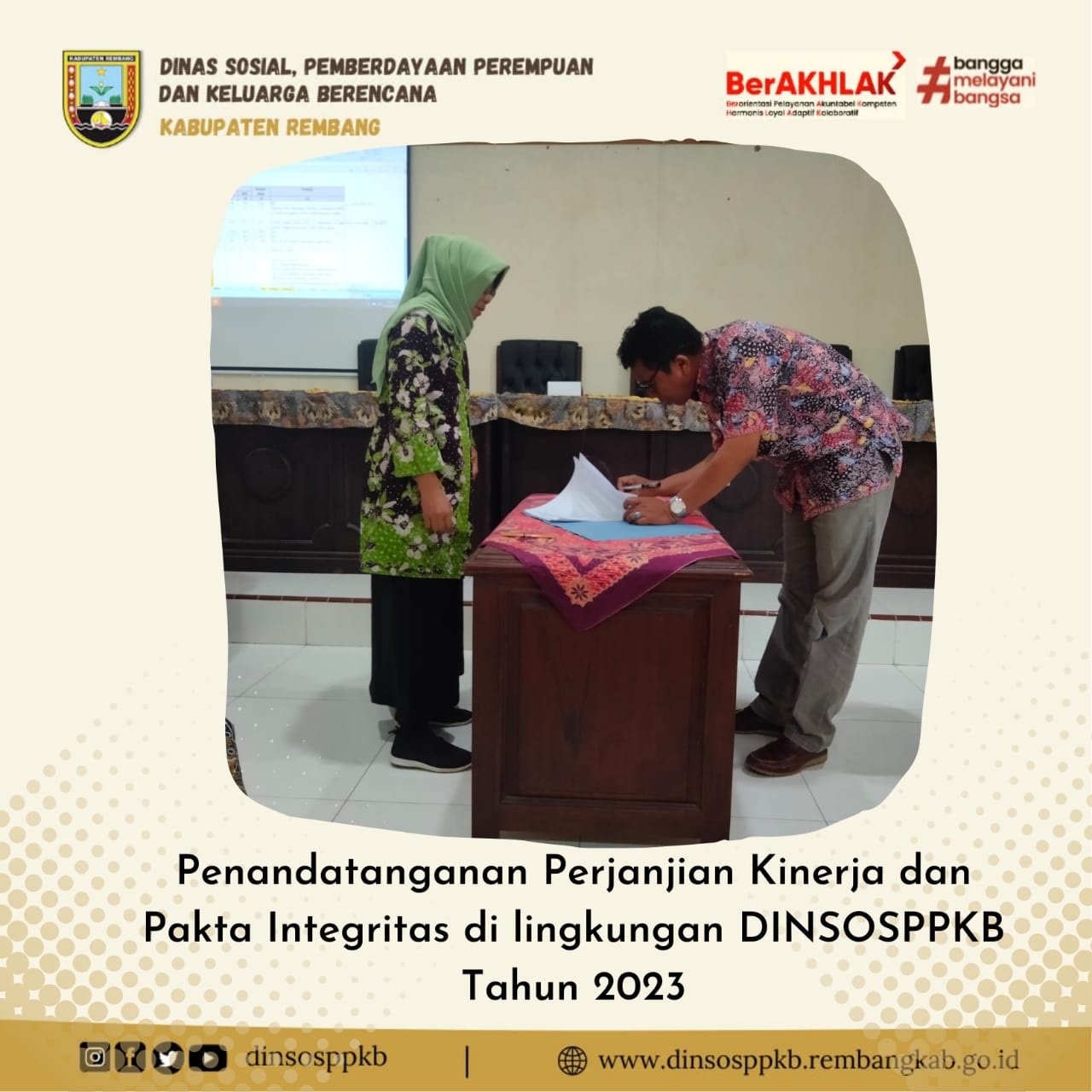 PENANDATANGAN PERJANJIAN KINERJA 2023